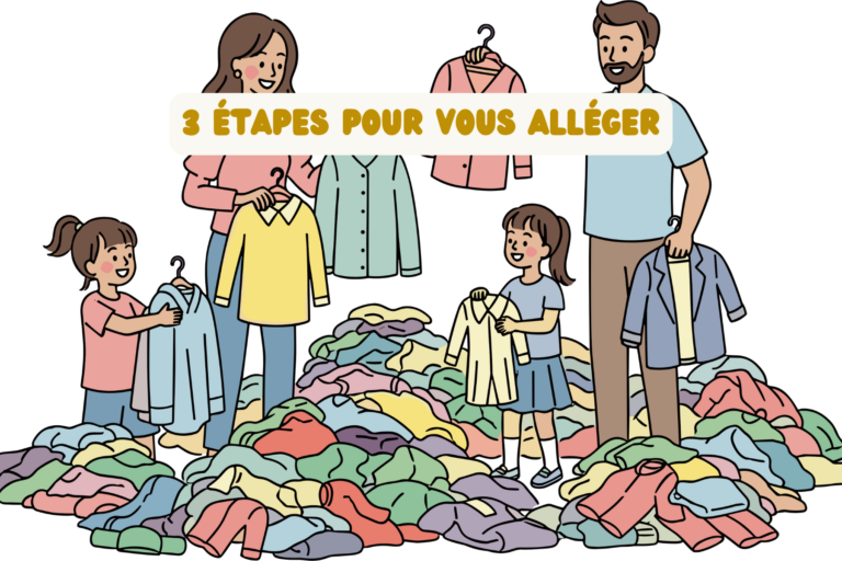 Du désordre à la légèreté : trois étapes pour vous libérer